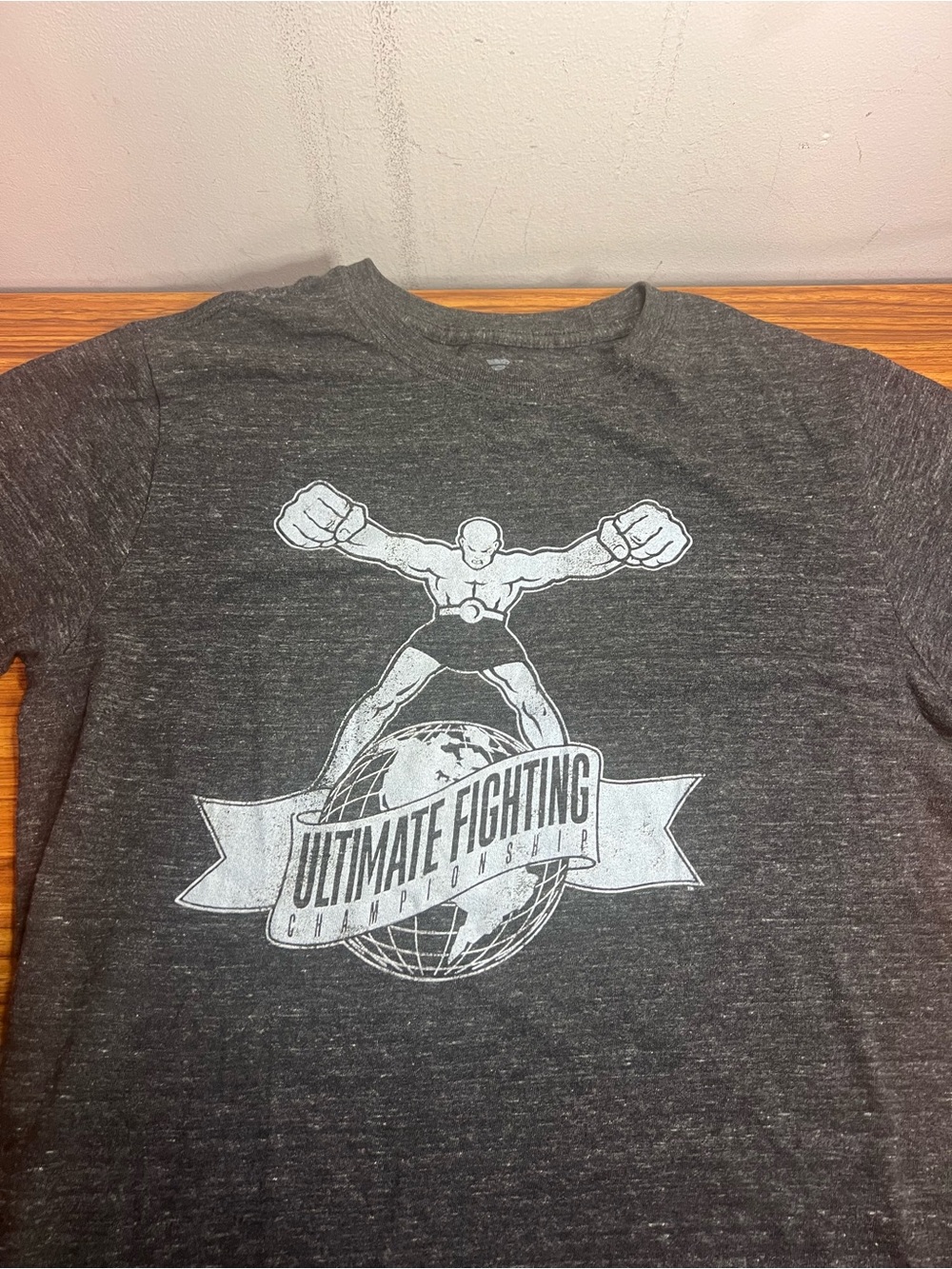 Fanatics Charcoal Gray Graphic 'Ultimate Fighting' Tee
